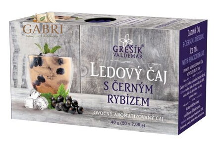 Grešík Ledový čaj s černým rybízem 20 x 2,0 g