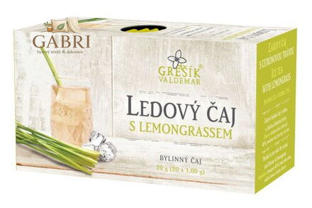Grešík Ledový čaj s lemongrassem 20 x 1,0 g