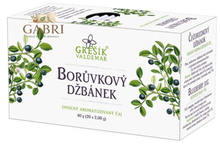 Grešík Borůvkový džbánek 20 x 2,0 g