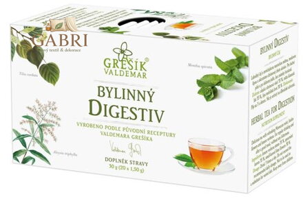 Grešík Bylinný digestiv 20 x 1,5 g