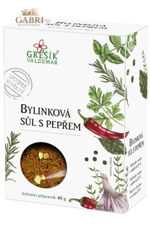 Grešík Bylinková sůl s pepřem 40 g