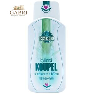 Bylin. koupel s kaštanem a břízou 250 ml NADĚJE