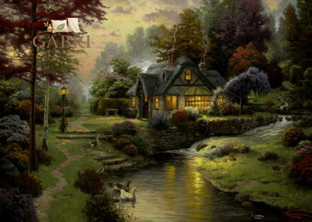 SCHMIDT Puzzle Dům v zátočině 1000 dílků