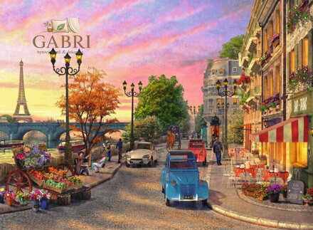 RAVENSBURGER Puzzle Večer v Paříži 500 dílků