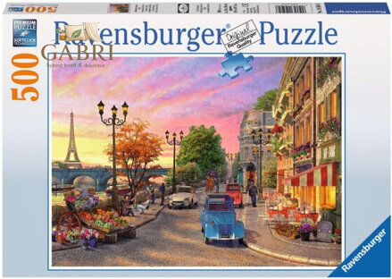 RAVENSBURGER Puzzle Večer v Paříži 500 dílků