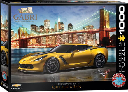 EUROGRAPHICS Puzzle Chevrolet Corvette Z06 1000 dílků