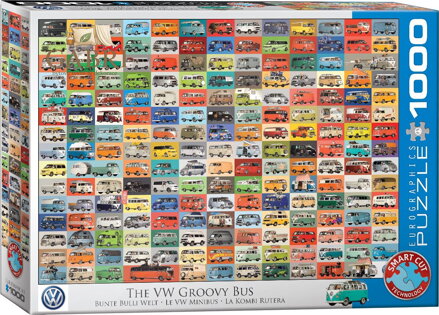 EUROGRAPHICS Puzzle VW Groovy Bus 1000 dílků
