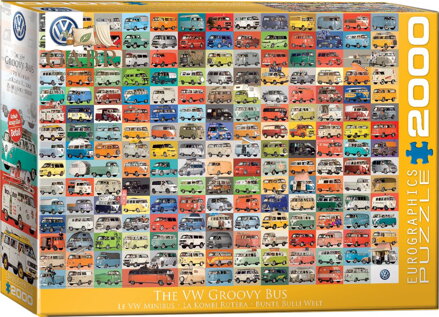 EUROGRAPHICS Puzzle VW Groovy Bus 2000 dílků