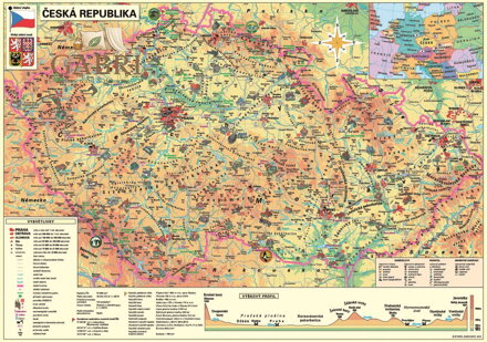 DINO Puzzle Mapa České republiky 500 dílků