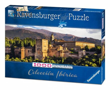 RAVENSBURGER Panoramatické puzzle Alhambra 1000 dílků