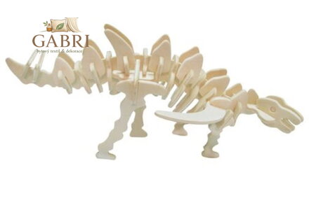 WOODEN TOY , WCK 3D puzzle Gigantspinosaurus malý