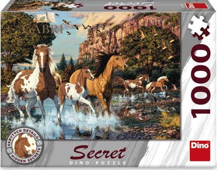 DINO Puzzle Secret Collection: Koně 1000 dílků