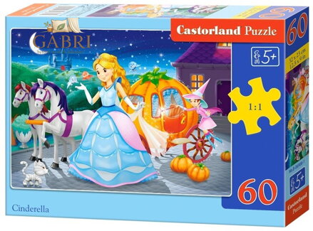 CASTORLAND Puzzle Popelka 60 dílků