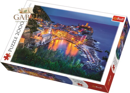 TREFL Puzzle Vernazza za soumraku, Itálie 2000 dílků