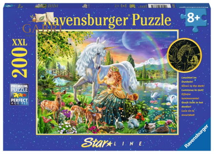 RAVENSBURGER Svítící puzzle Magická krása XXL 200 dílků