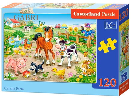 CASTORLAND Puzzle Na farmě 120 dílků