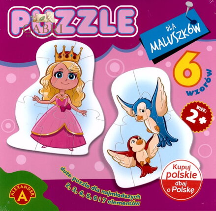 ALEXANDER Baby puzzle Princezna 6v1 (2-7 dílků)