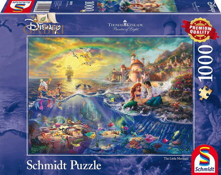 SCHMIDT Puzzle Malá mořská víla Ariel 1000 dílků