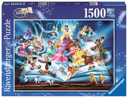 RAVENSBURGER Puzzle Disney: Pohádková kniha 1500 dílků
