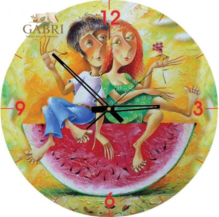 ART PUZZLE Puzzle hodiny Milujeme červenou 570 dílků