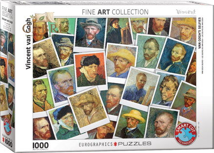 EUROGRAPHICS Puzzle Van Goghovy Autoportréty 1000 dílků