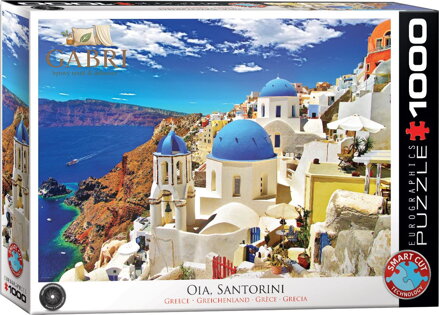 EUROGRAPHICS Puzzle Oia, Santorini, Řecko 1000 dílků