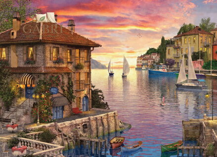 EUROGRAPHICS Puzzle Středomořský přístav 1000 dílků