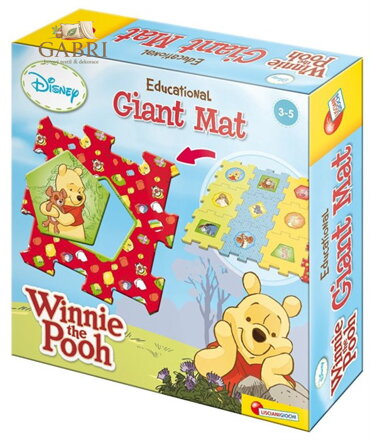 LISCIANI Puzzle Medvídek Pú GIANT MAT 12 dílků