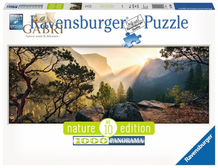 RAVENSBURGER Panoramatické puzzle Yosemitský národní park, Kalifornie 1000 dílků