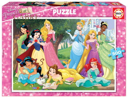 EDUCA Puzzle Disney Princezny 500 dílků