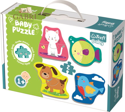 TREFL Baby puzzle Zvířata 4x2 dílky