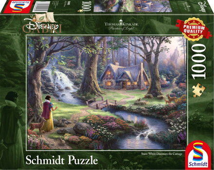 SCHMIDT Puzzle Sněhurka a chaloupka sedmi trpaslíků 1000 dílků