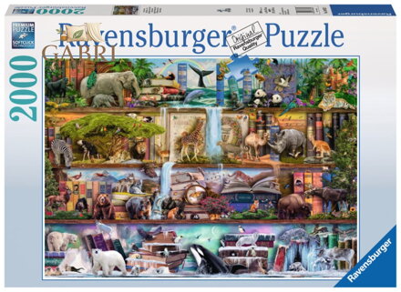 RAVENSBURGER Puzzle Království divokých zvířat 2000 dílků