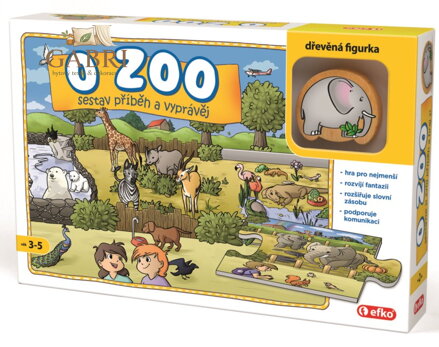 EFKO Vyprávěcí puzzle O zoo 9 dílků