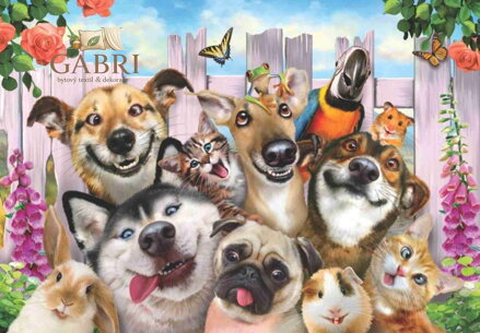 ANATOLIAN Puzzle Selfie domácích mazlíčků 500 dílků