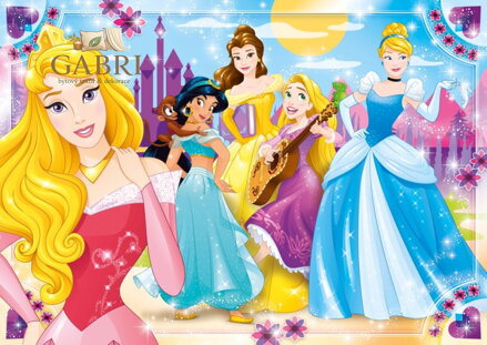 CLEMENTONI Puzzle Disney princezny MAXI 104 dílků