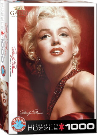 EUROGRAPHICS Puzzle Marilyn Monroe: Červený portrét 1000 dílků