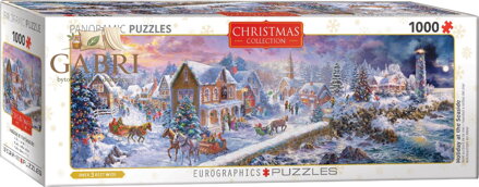EUROGRAPHICS Panoramatické puzzle Prázdniny na pobřeží 1000 dílků