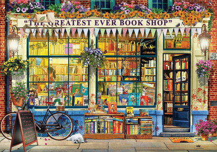 EUROGRAPHICS Puzzle Nejlepší knihkupectví na světě 1000 dílků