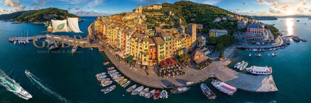 EUROGRAPHICS Panoramatické puzzle Porto Venere, Itálie 1000 dílků