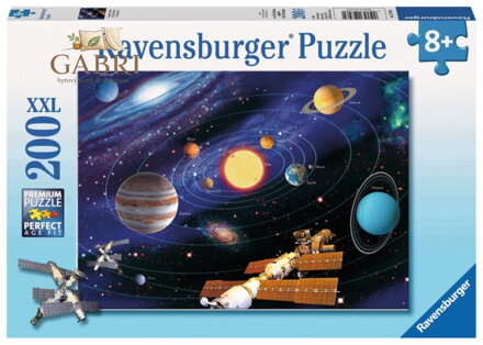 RAVENSBURGER Puzzle Sluneční soustava XXL 200 dílků