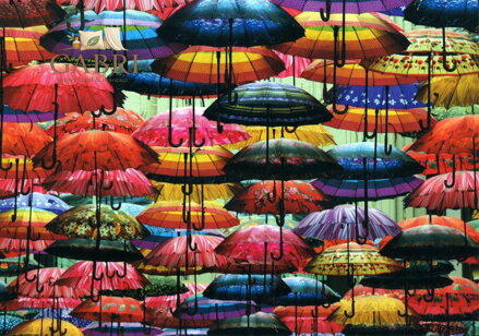 PIATNIK Puzzle Barevné deštníky 1000 dílků