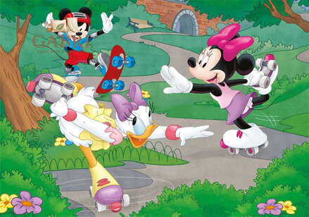 DINO Puzzle Minnie sportuje XL 100 dílků