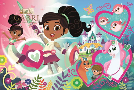 TREFL Puzzle Nella, princezna rytířů MAXI 24 dílků