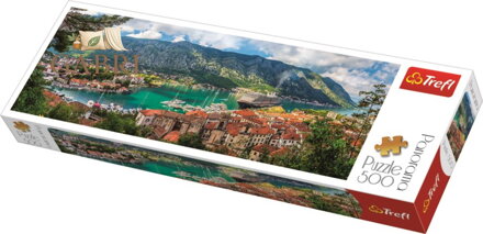 TREFL Panoramatické puzzle Kotor, Černá Hora 500 dílků