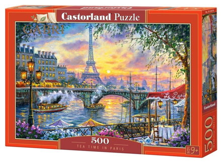 CASTORLAND Puzzle Čas na čaj v Paříži 500 dílků