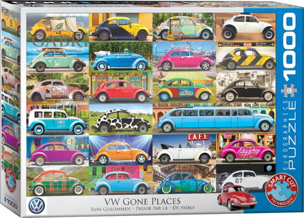 EUROGRAPHICS Puzzle Volkswagen Beetle: Brouk na cestách 1000 dílků