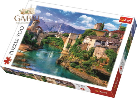 TREFL Puzzle Starý most v Mostaru 500 dílků