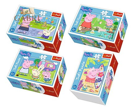 TREFL Displej Puzzle Prasátko Peppa 54 dílků (40 ks)