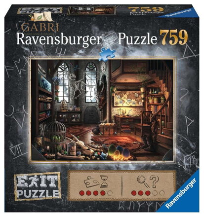 RAVENSBURGER Únikové EXIT puzzle Dračí laboratoř 759 dílků